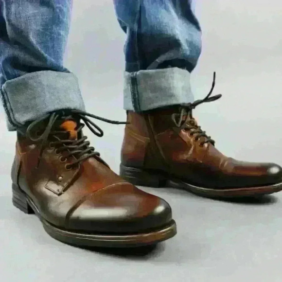 Asher Green Genuine leather boots size 12 Brown Amazon.com | Asher Green AG1101 - Men main image 4